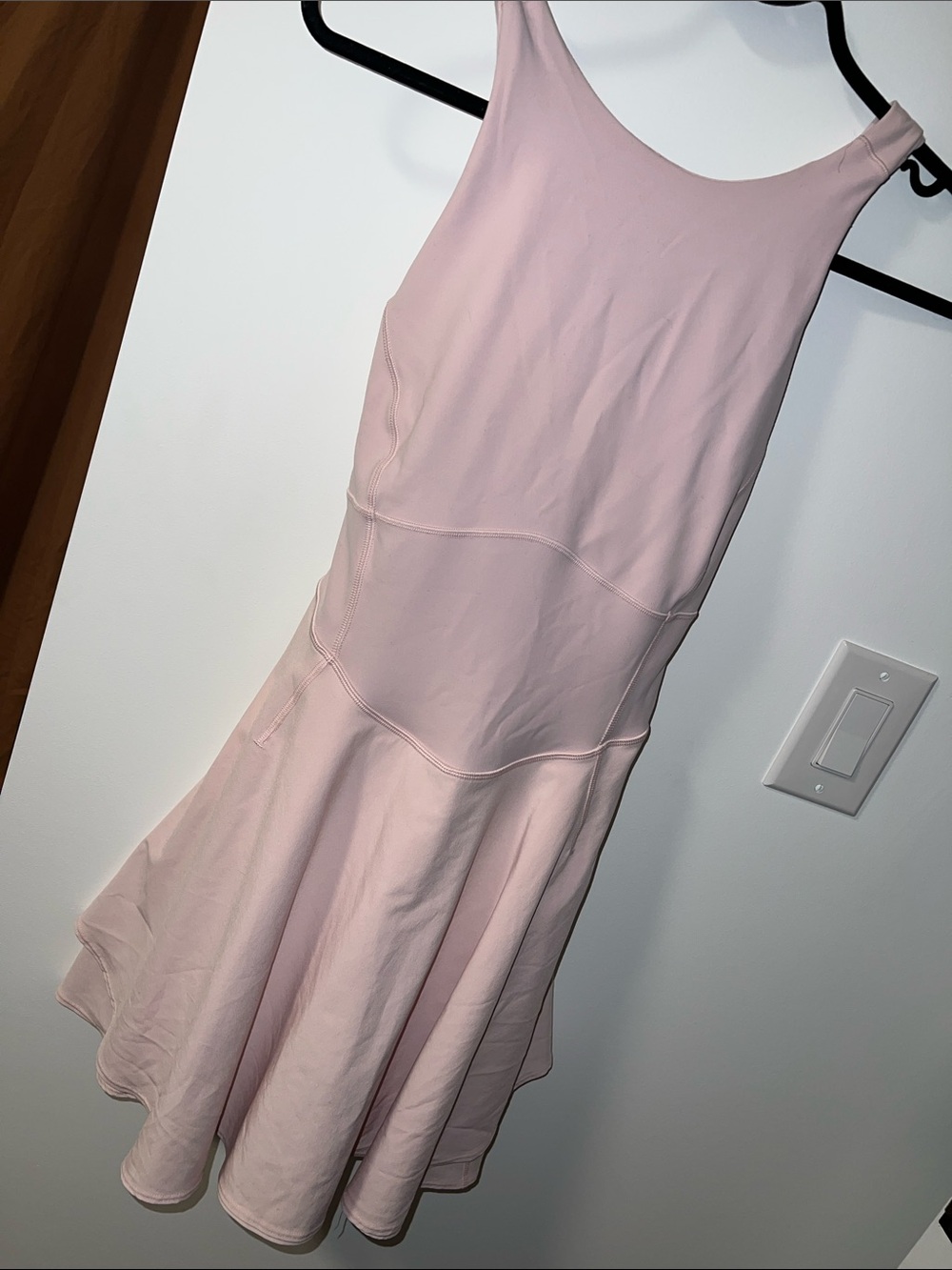 LULULEMON Tennis Light Pink Mini Dress With Shorts
